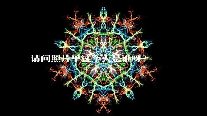 请问照片里这个人是谁呀?