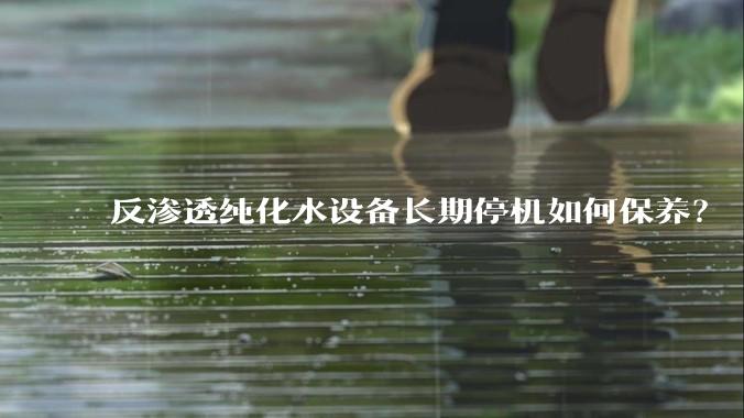反渗透纯化水设备长期停机如何保养?