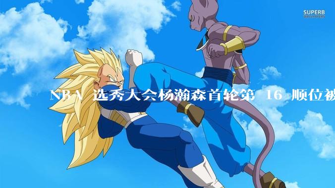 NBA 选秀大会杨瀚森首轮第 16 顺位被开拓者选中,他的实力能在开拓者队进入轮换吗?发展前景怎么样?