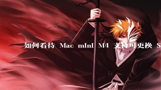 如何看待 Mac mini M4 支持可更换 SSD?