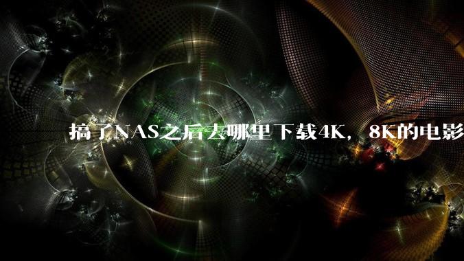 搞了NAS之后去哪里下载4K,8K的电影?