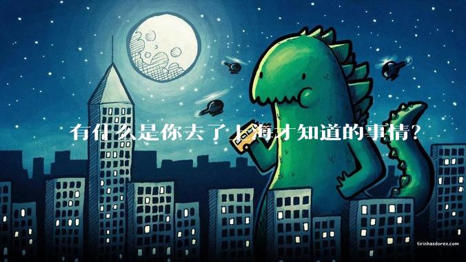 有什么是你去了上海才知道的事情?