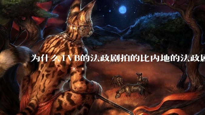 为什么TVB的法政剧拍的比内地的法政剧更有吸引力?