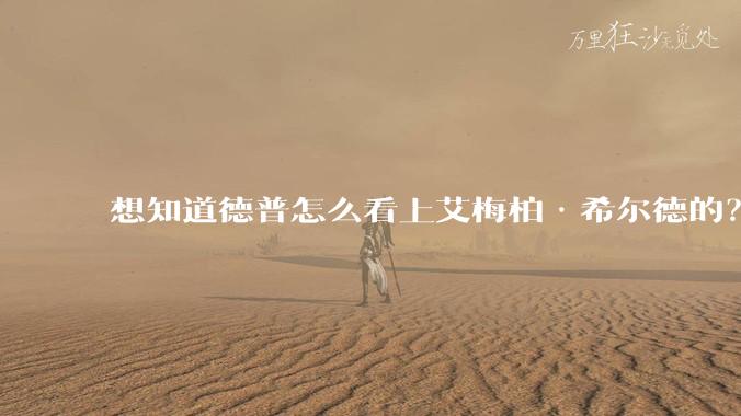 想知道德普怎么看上艾梅柏·希尔德的?