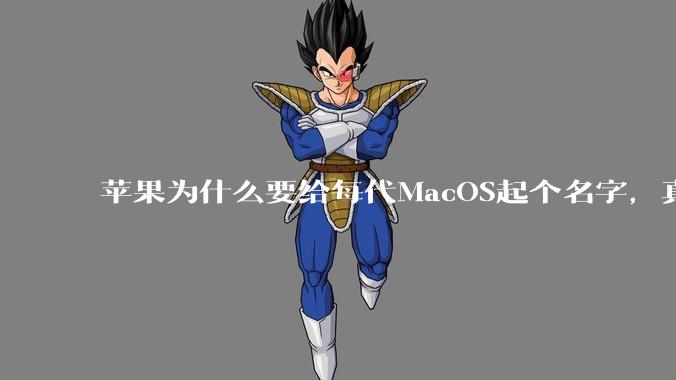 苹果为什么要给每代MacOS起个名字,真以为人们记得住分得清吗?