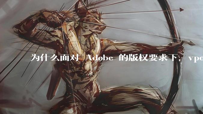 为什么面对 Adobe 的版权要求下,vposy 大神还能从容不迫?