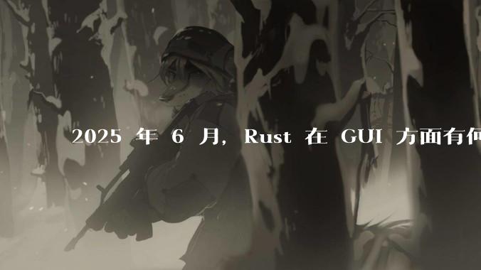 2025 年 6 月,Rust 在 GUI 方面有何大的进展? 你最看好哪个框架?