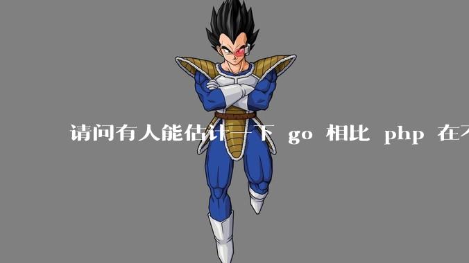 请问有人能估计一下 go 相比 php 在不同用户量下能省多少钱吗?
