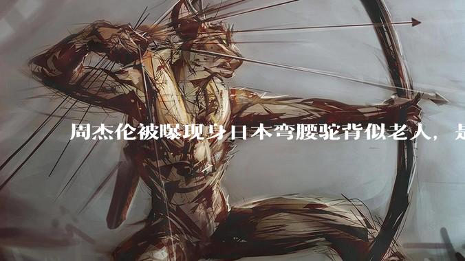 周杰伦被曝现身日本弯腰驼背似老人,是真的吗?他曾称患有强直性脊柱炎,这病对身体影响有多大?能治好吗?