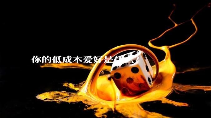 你的低成本爱好是什么?