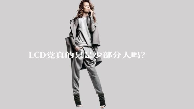 LCD党真的只是少部分人吗?