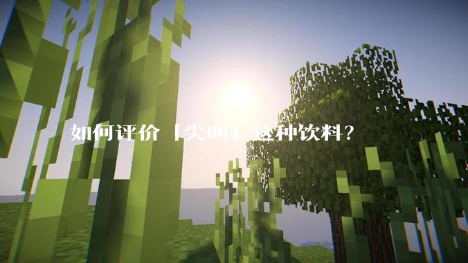 如何评价「尖叫」这种饮料?