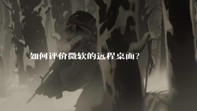 如何评价微软的远程桌面?