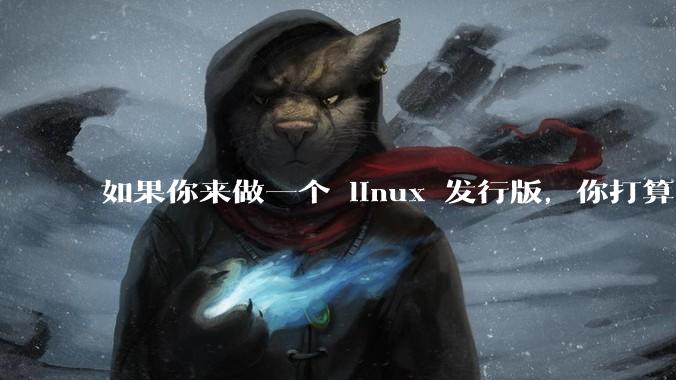 如果你来做一个 linux 发行版,你打算怎么做,超越现在的其他发行版?