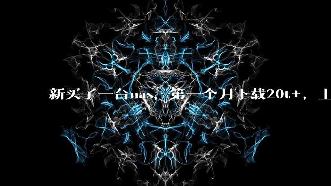 新买了一台nas,第一个月下载20t+,上传5+,不会被网警盯上吧?